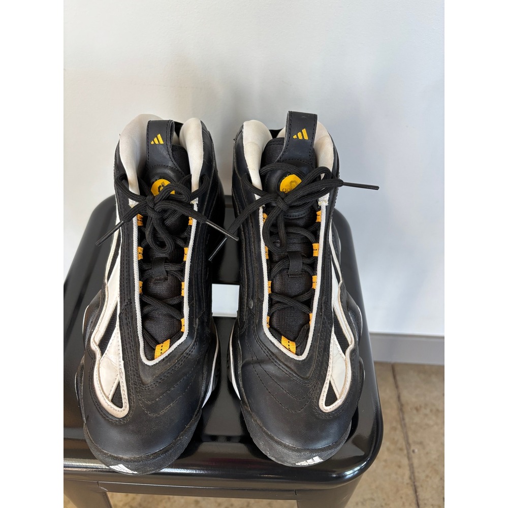 Adidas Equipment Real Deal Kobe Bryant Black White Yellow Q33087 Mens 9.5